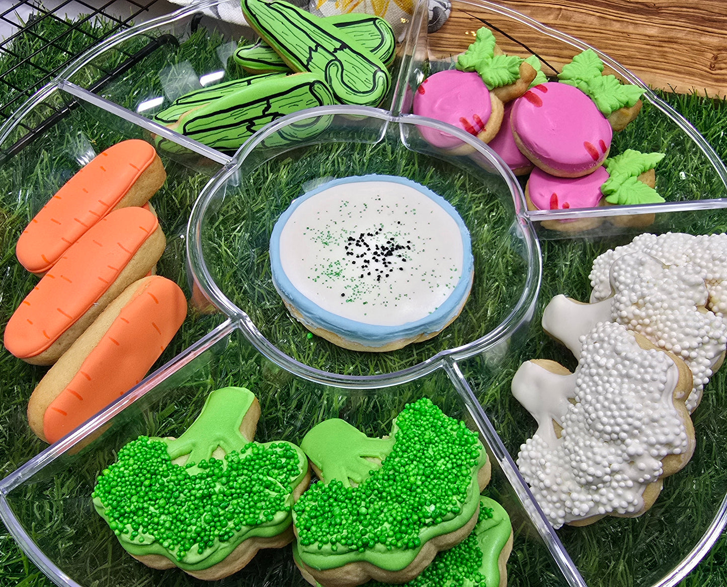 "I Brought Veggies" Cookie Platter