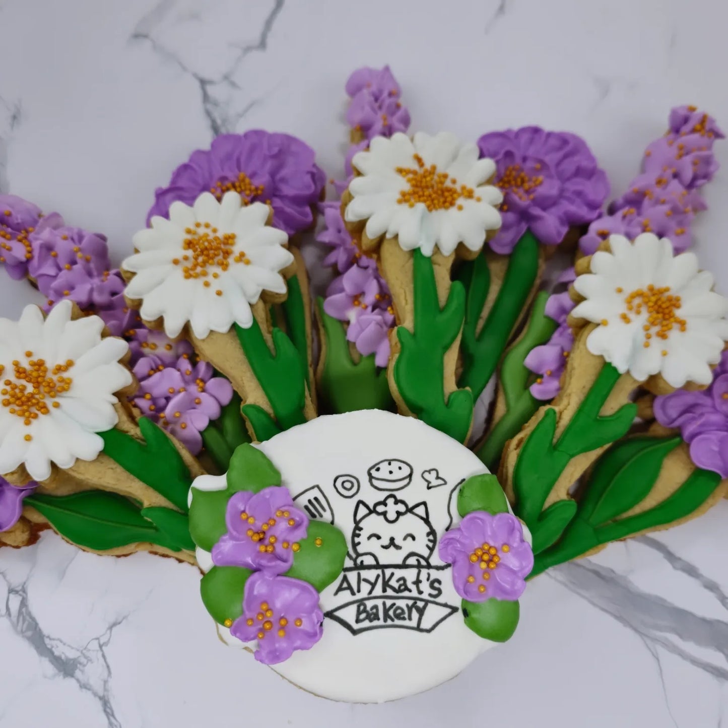 Spring Flower Cookie Bouquet