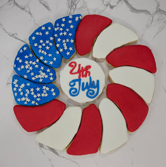 4th of July Mini Cookie Platter